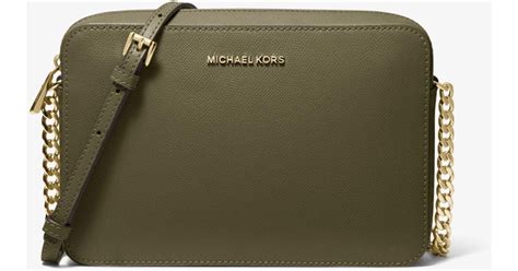 michael kors olive green crossbody|michael kors green handbags.